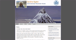 Desktop Screenshot of carolineogden.com